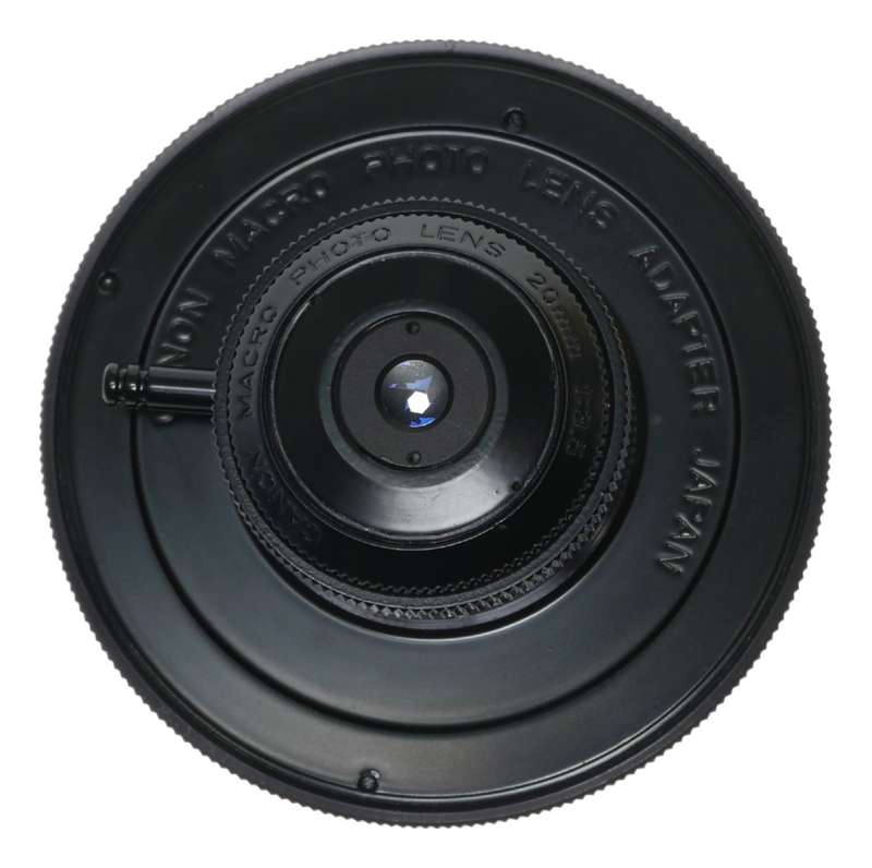 Canon macro photo lens adapter 20mm 3.5 rare Luminar 3.5/20