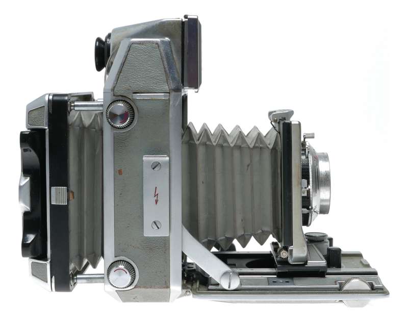 Linhof Super Technika 6x9 film camera 3 lens Case Grip flash backs set