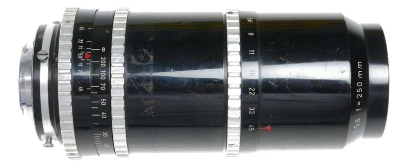 Sonnar 5.6/250 CF Zeiss Hasselblad medium format camera lens f/5.6 f=250mm
