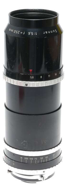 Sonnar 5.6/250 CF Zeiss Hasselblad medium format camera lens f/5.6 f=250mm
