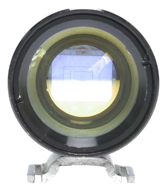 Black Tele-Wide Finder cold shu mounted for 35mm vintage film camera