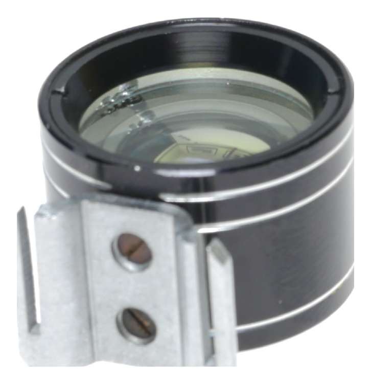 Black Tele-Wide Finder cold shu mounted for 35mm vintage film camera