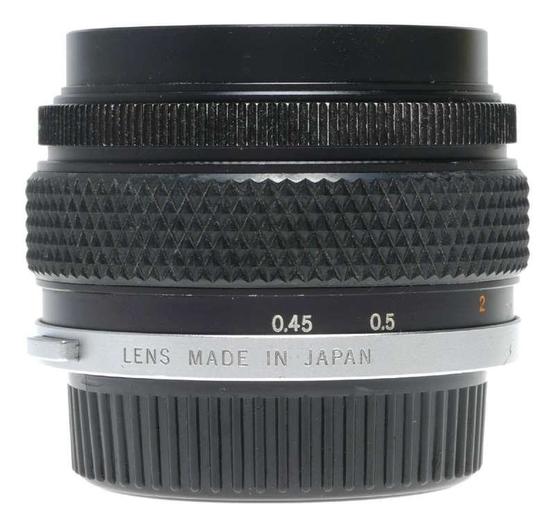 Olympus Auto-S 1:1.4 f=50mm Zuiko OM-System Vintage 35mm film lens f/1.4