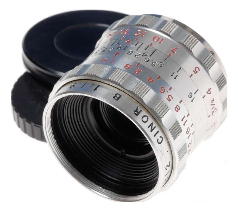 SOM Berthiot Cinor B 1:1.9 F=25 for 16mm Cine Camera Lens