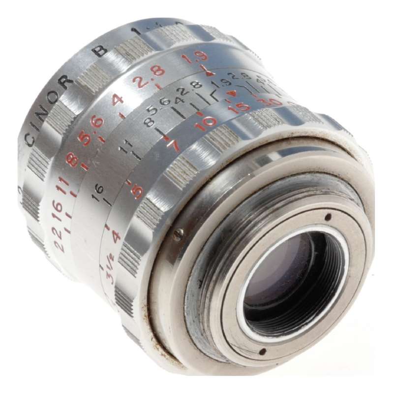 SOM Berthiot Cinor B 1:1.9 F=25 for 16mm Cine Camera Lens