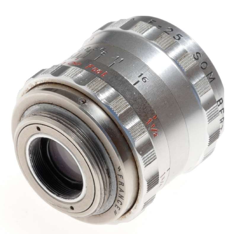 SOM Berthiot Cinor B 1:1.9 F=25 for 16mm Cine Camera Lens