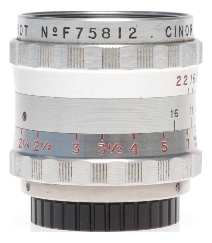 SOM Berthiot Cinor B 1:1.9 F=25 for 16mm Cine Camera Lens