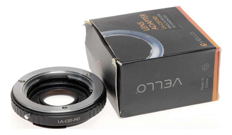 Vello Minolta MD Lens to Canon EOS Camera LA-CEF-MD Adapter