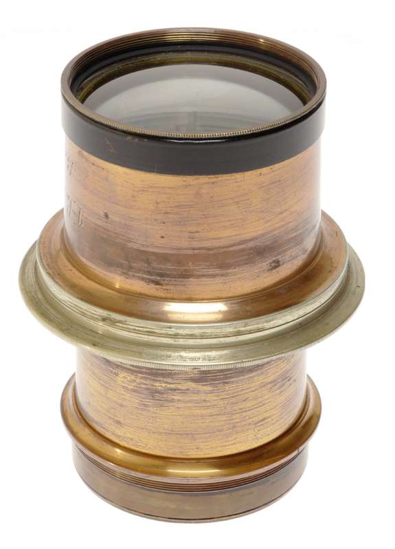 Lancaster Son 15x12 Rectigraph Half Plate Camera Brass Lens