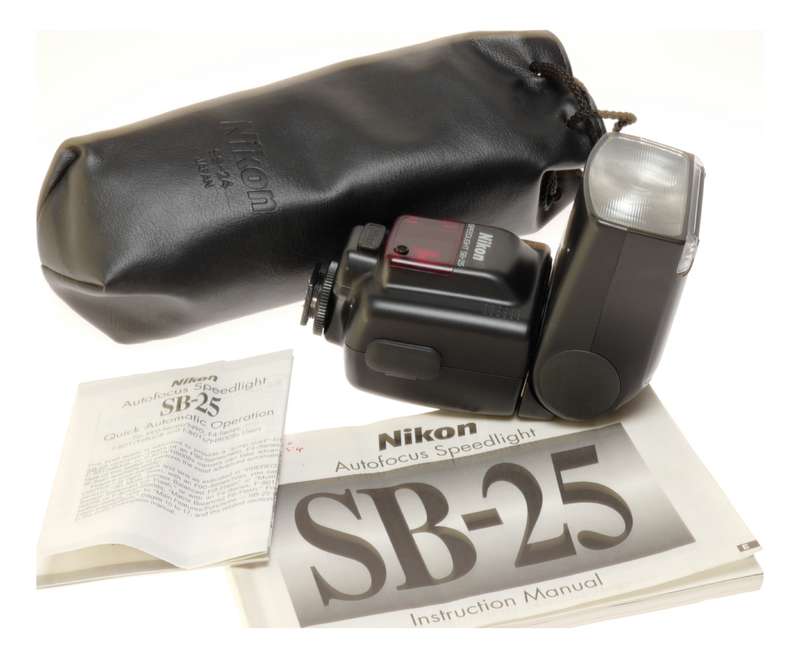 Nikon SB-25 Autofocus Speedlight Hot Shoe Camera Flash Unit