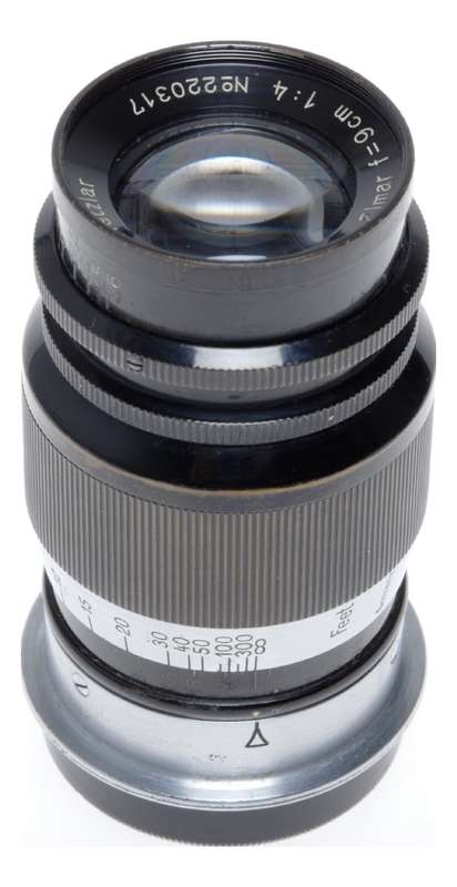 Leitz Elmar f=9cm 1:4 M39 Leica Vintage Camera Brass Lens