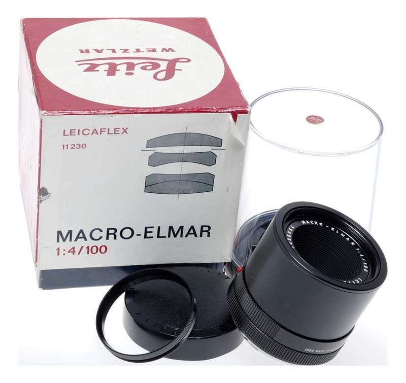 Leitz Leicaflex Macro-Elmar 1:4/100mm Bellows Lens 11230