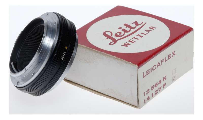 Leitz Leicaflex R to Visoflex M lens Adapter 14127F