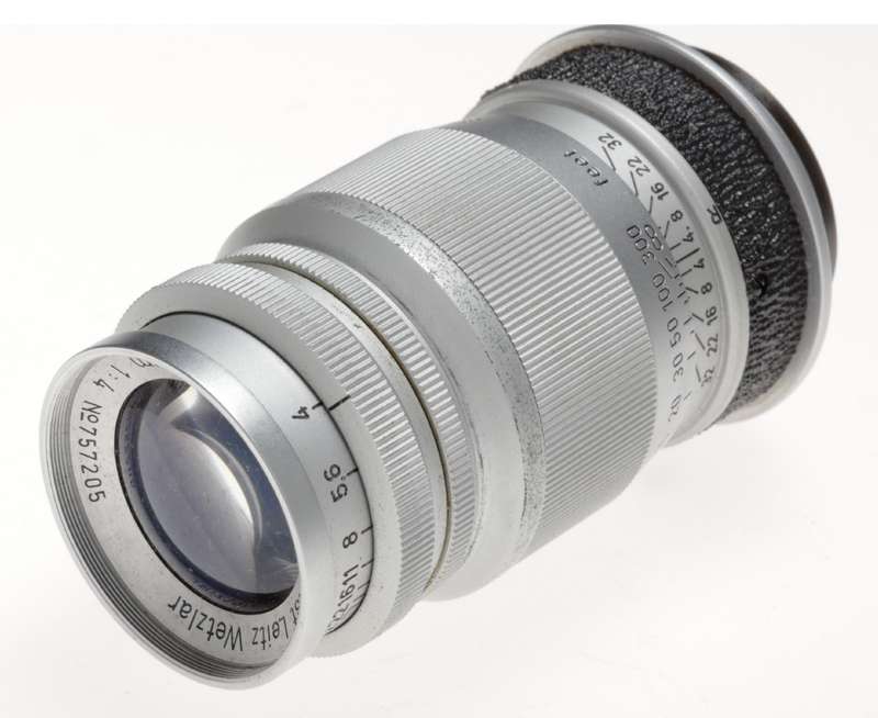 Leitz Elmar f=9cm 1:4 M39 Leica Rangefinder Camera LTM Lens