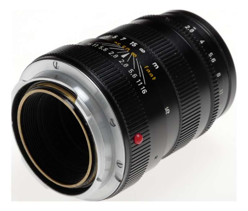 Leitz Tele-Elmarit 1:2.8/90 Leica M Lens 12575 Hood Caps