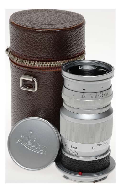 Leitz Elmar 1:4 f=9cm Leica M Camera Telefoto Lens Serviced