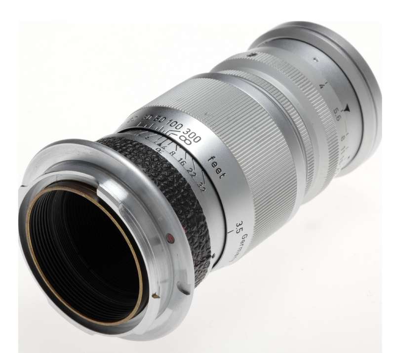 Leitz Elmar 1:4 f=9cm Leica M Camera Telefoto Lens Serviced