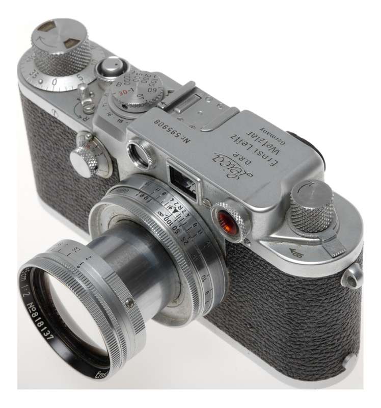 Leica M39 IIIf RF Film Camera Summitar f=5cm 1:2 Filters Lens Hood