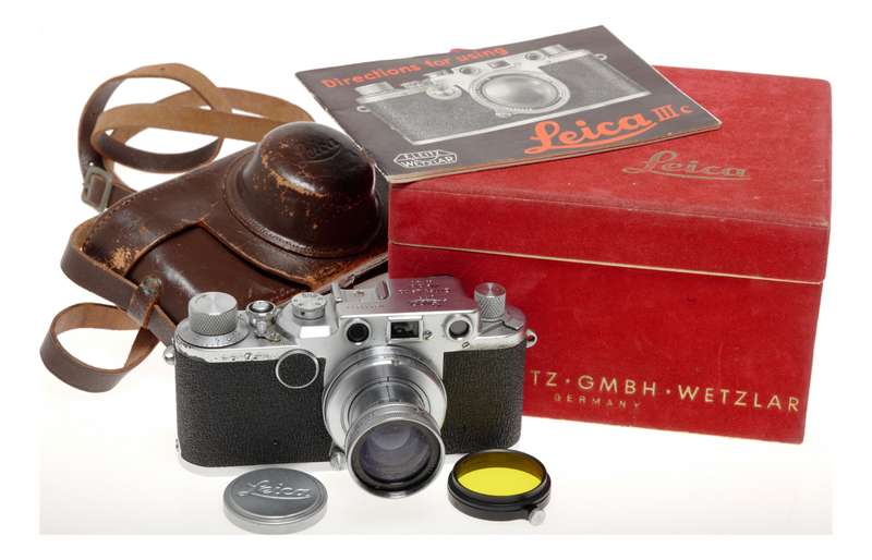 Leica IIc Rangefinder M39 Film Camera Summar f=5cm 1:2