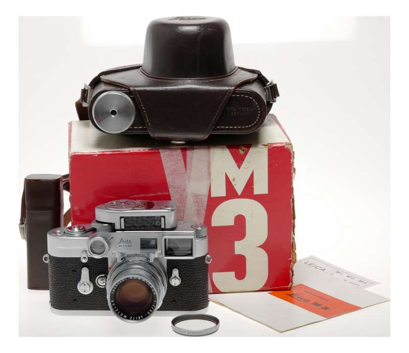 Leica M3 Rangefinder 35mm Film Camera Summicron 1:2/50 in Box