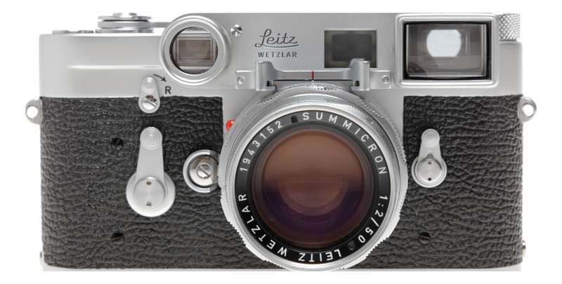 Leica M3 Rangefinder 35mm Film Camera Summicron 1:2/50 in Box