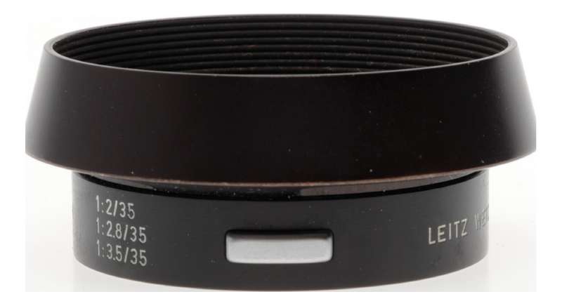 Leitz Leica Lens Hood 12585H fits M Summicron 50mm 35mm in Box