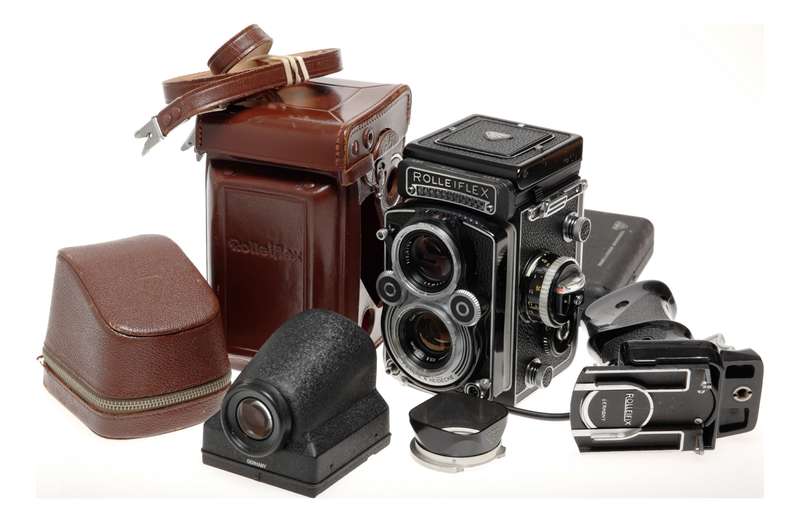 Rolleiflex 3.5F Model 4 TLR Film Camera Planar 3.5/75mm Excellent
