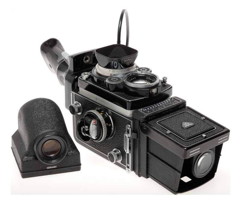 Rolleiflex 3.5F Model 4 TLR Film Camera Planar 3.5/75mm Excellent