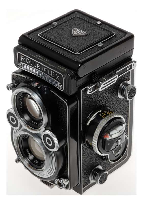 Rolleiflex 3.5F Model 4 TLR Film Camera Planar 3.5/75mm Excellent