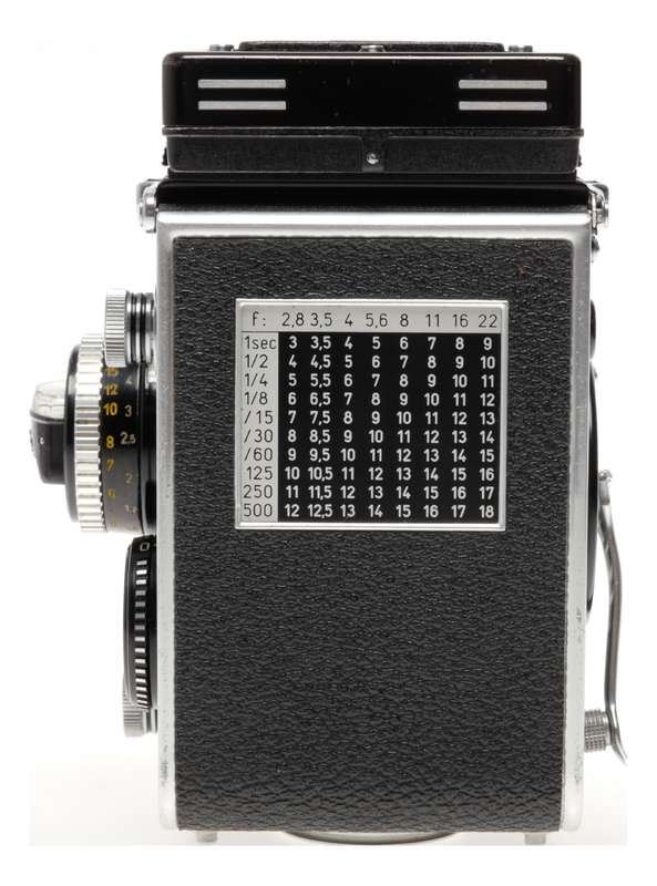 Rolleiflex 3.5F Model 4 TLR Film Camera Planar 3.5/75mm Excellent