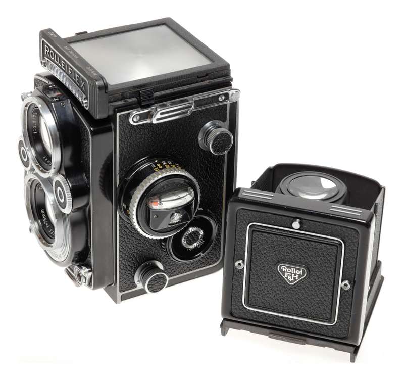 Rolleiflex 3.5F Model 4 TLR Film Camera Planar 3.5/75mm Excellent