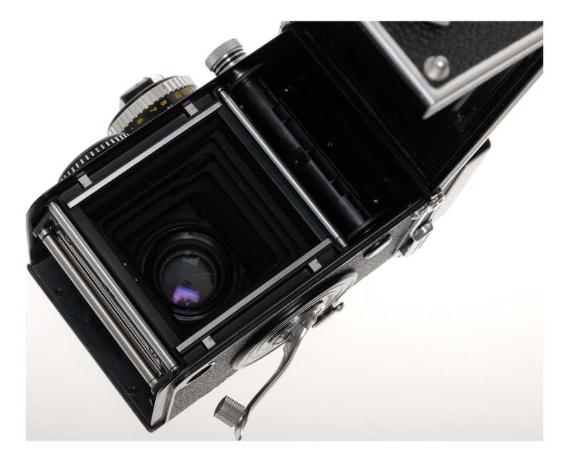 Rolleiflex 3.5F Model 4 TLR Film Camera Planar 3.5/75mm Excellent