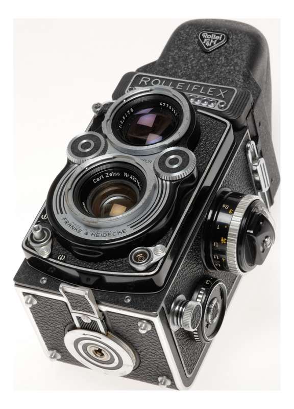 Rolleiflex 3.5F Model 4 TLR Film Camera Planar 3.5/75mm Excellent