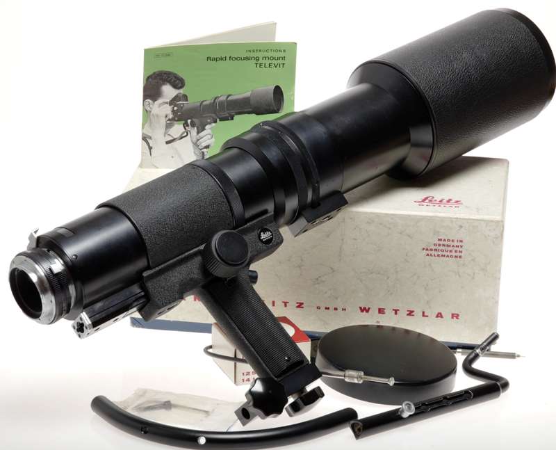 Leica R TELEVIT 14146 14137 Rapid Focus Mount Telyt 5.6/560 Tele Lens