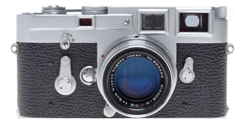 Leica M3 35mm Film RF Camera Hybrid Nikkor-H 1:2 f=5cm Serviced