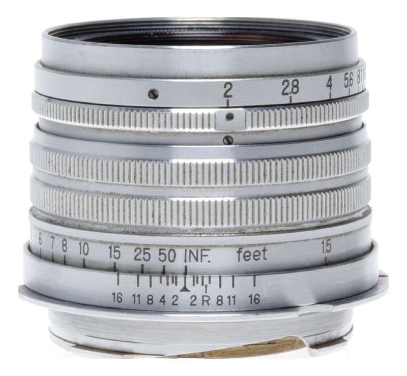 Leica M3 35mm Film RF Camera Hybrid Nikkor-H 1:2 f=5cm Serviced