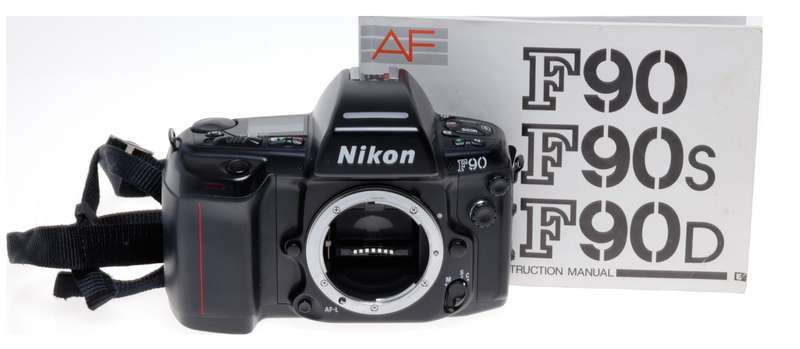 Nikon F90 SLR AF System 35mm Film Camera Body Instructions