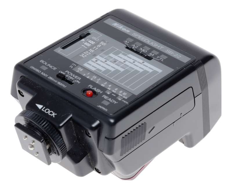 Nikon SB-22 Speedlight Hot Shoe Camera Flash Unit