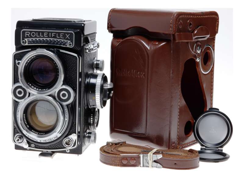 Rolleiflex 2.8F Rollfilm TLR Camera Zeiss Planar 2.8/80mm