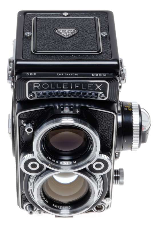 Rolleiflex 2.8F Rollfilm TLR Camera Zeiss Planar 2.8/80mm