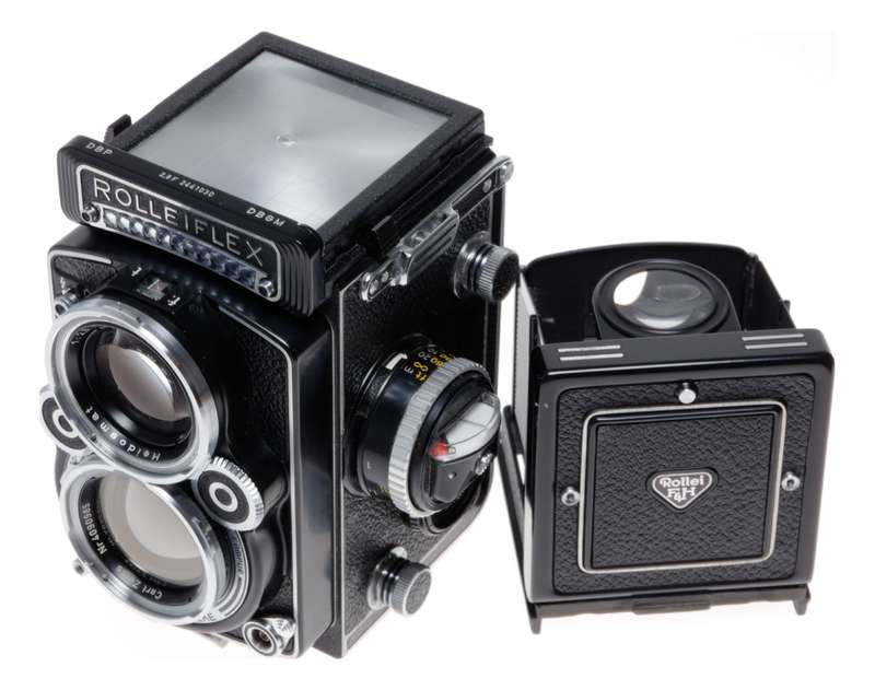 Rolleiflex 2.8F Rollfilm TLR Camera Zeiss Planar 2.8/80mm