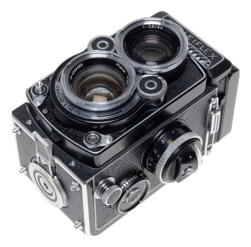 Rolleiflex 2.8F Rollfilm TLR Camera Zeiss Planar 2.8/80mm