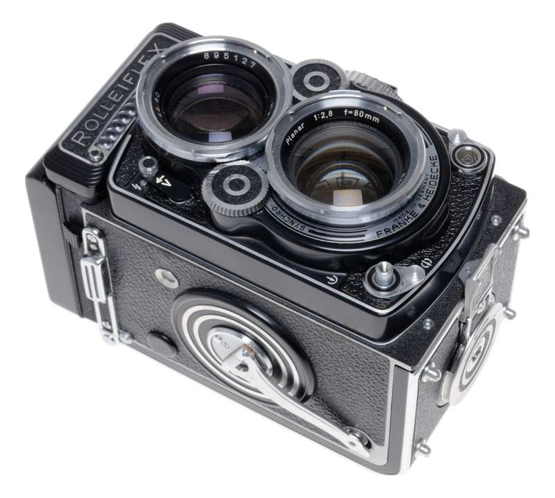 Rolleiflex 2.8F Rollfilm TLR Camera Zeiss Planar 2.8/80mm