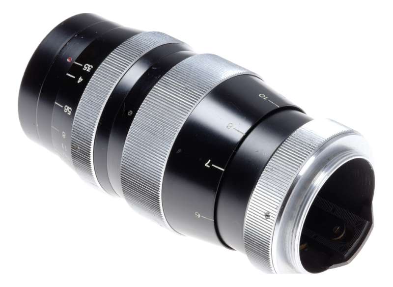 Tanaka Tele-Tanar C f:3.5 13.5cm IVS Camera Lens M39 LM