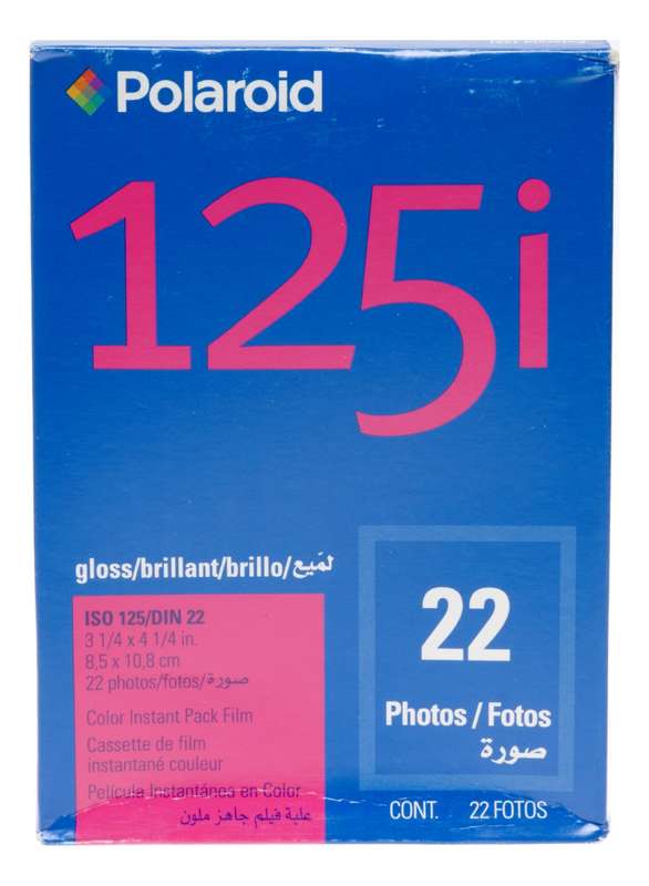 Polaroid 125i Gloss Color Instant Pack Film Sealed Exp.07/08