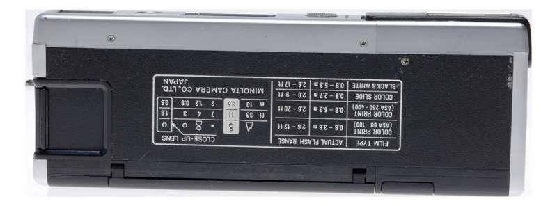 Minolta Pocket Auto Pack 450E 16mm Film Camera Box Manual
