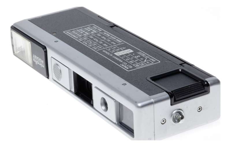 Minolta Pocket Auto Pack 450E 16mm Film Camera Box Manual