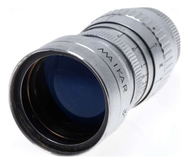 Maikar 3 Inch f:1.9 Telephoto C-Mount Movie Camera Lens