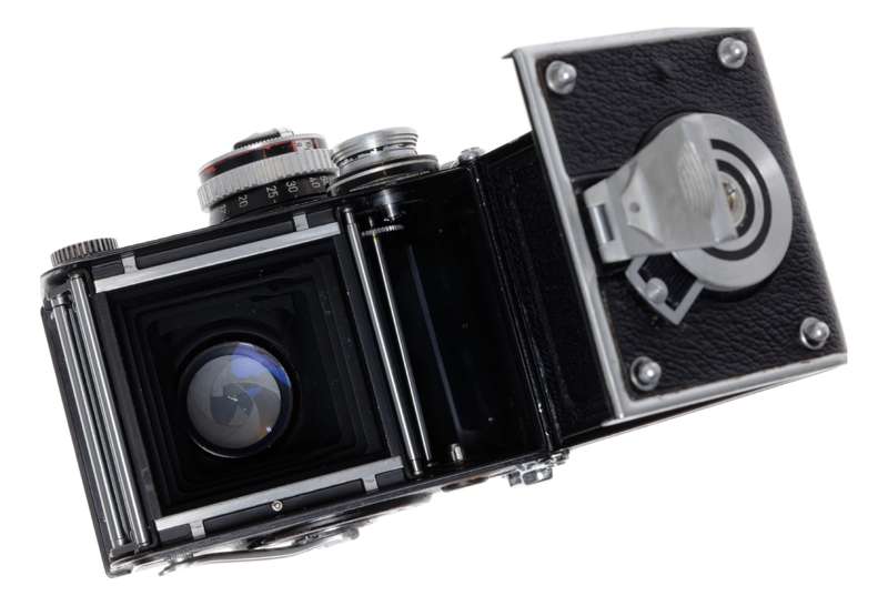 Tele Rolleiflex Type 1 TLR 6x6 Film Camera Sonnar f/4 135mm Serviced