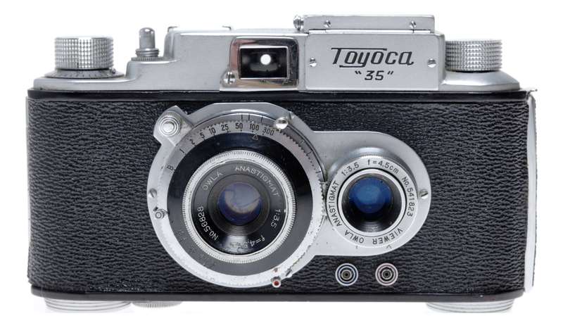 Tougodo Toyoca Flex 35 2nd Version TLR Film Camera Owla 1:3.5 4.5cm